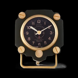 Sale Altimeter Alarm Clock Black Table Clocks