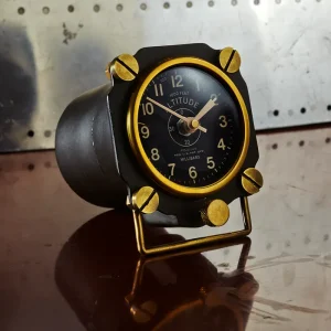Fashion Altimeter Table Clock Black Table Clocks