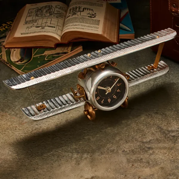 Online Biplane Table/Wall Clock Table Clocks