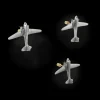Hot Bomber Formation Aluminum Set Of 3 Wall Decor