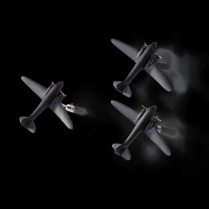 Cheap Bomber Formation Black Set Of 3 Decor