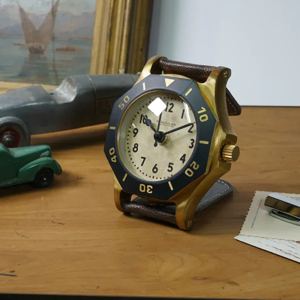 Flash Sale Brass Rally Watch Table Clocks