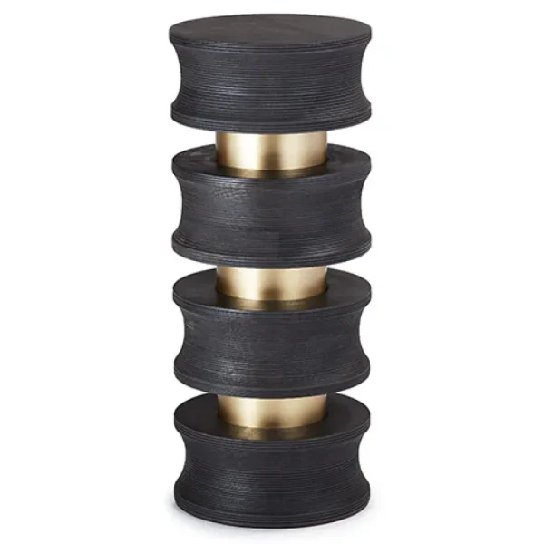 Hot Collar Accent Table Black Tables