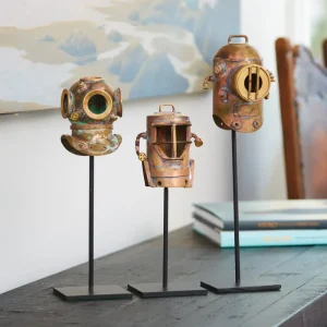 Hot Diver Helmets Replica (Set Of 3) Decor