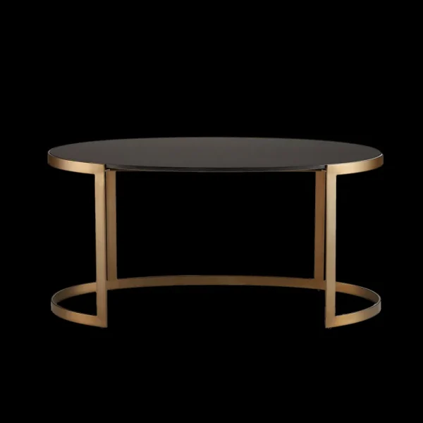 Cheap Ellipse Writing Desk Antique Gold Tables