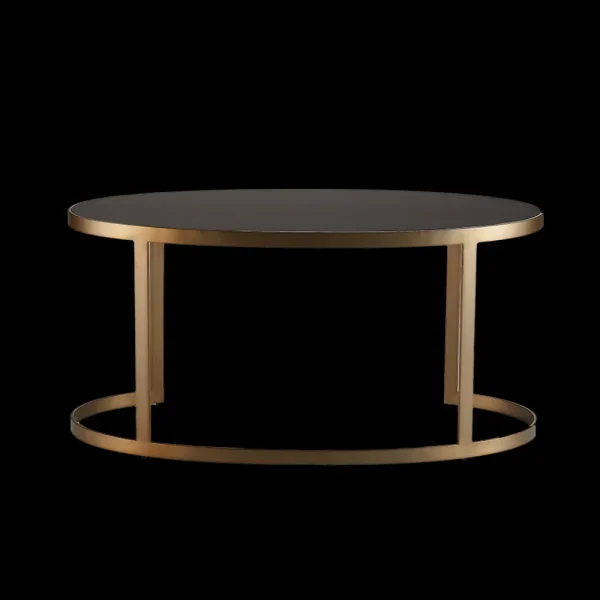 Cheap Ellipse Writing Desk Antique Gold Tables