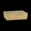 New Hemp Box Large Antique Brass Decor