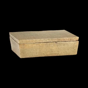 New Hemp Box Large Antique Brass Trays/Boxes