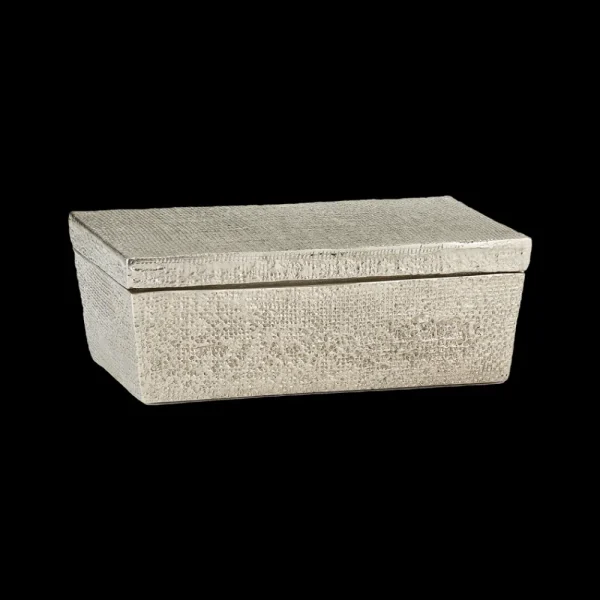 Cheap Hemp Box Small Antique Nickel Decor