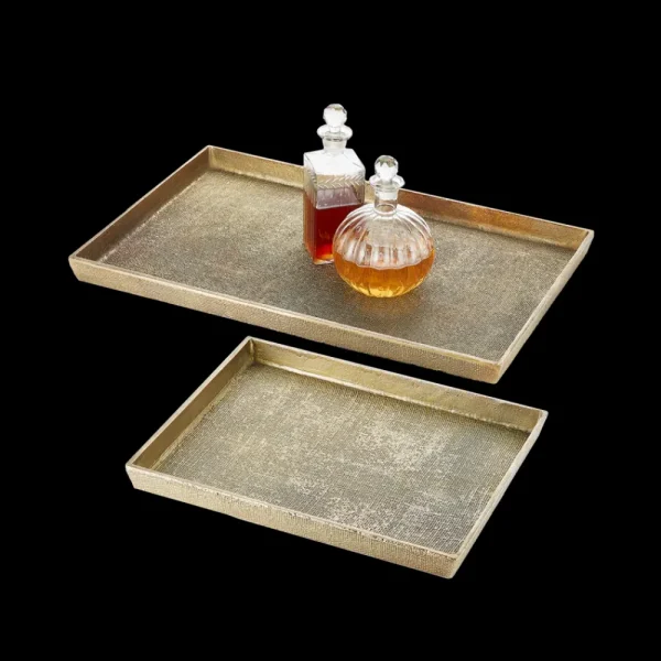 Hot Hemp Tray Small Antique Brass Decor
