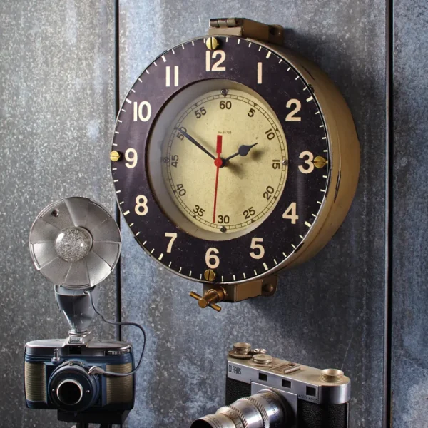 Store Marine Wall Clock Gray Wall Clocks