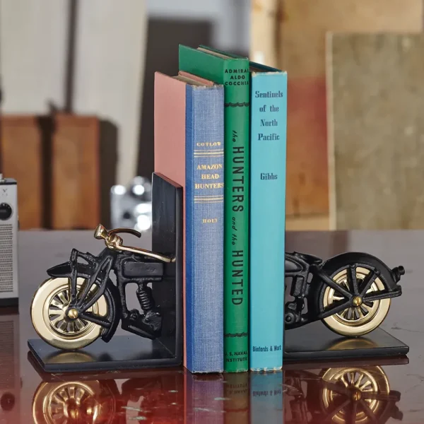 Sale Motorcycle Bookends Black Bookends