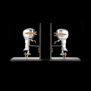Online Outboard Motor Bookends Aluminum Bookends