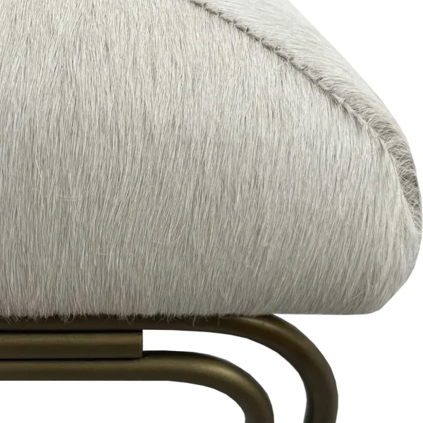 Hot Riley Bench Short Antique Gold Seating