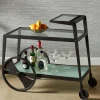 Best Riley Drinks Trolley Graphite Storage