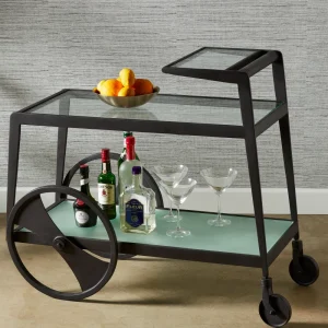 Best Riley Drinks Trolley Graphite Storage