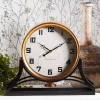 New St. Louis Station Clock Gold Table Clocks